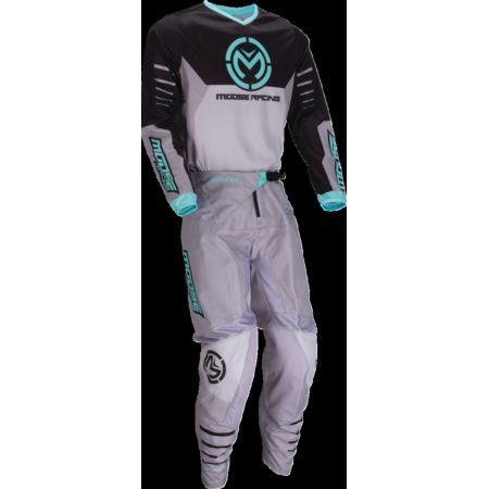 Bluza MOOSE OFFROAD QUALIFIER GREY/TEAL M