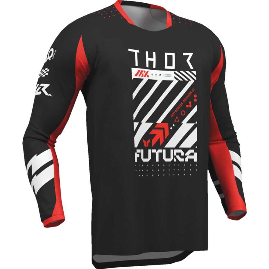 Bluza dziecięca THOR YTH LAUNCHMODE FUTURA BK/RD M