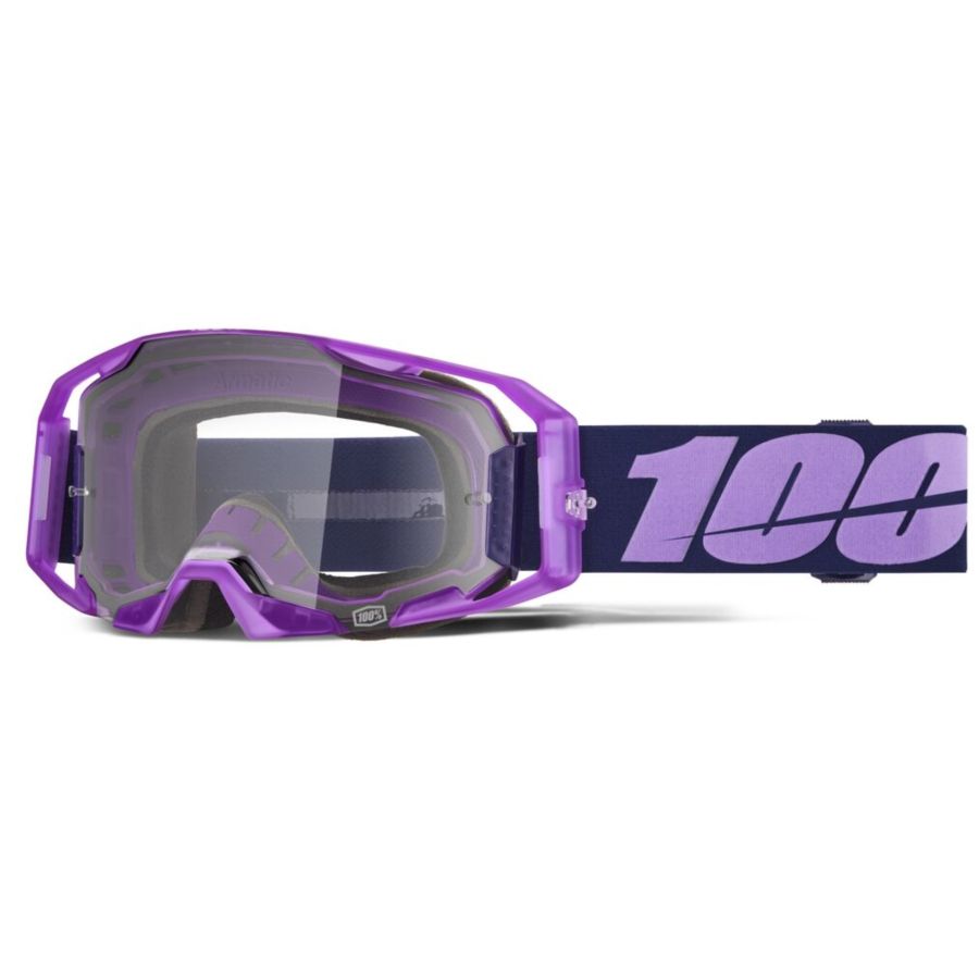 Gogle 100% ARMATIC TOKYO PINK MIRROR CLEAR