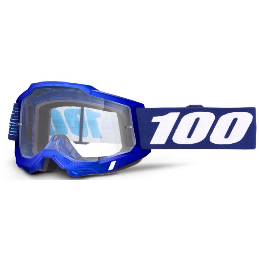 Gogle 100% ACCURI 2 2028 BLUE MIRROR CLEAR