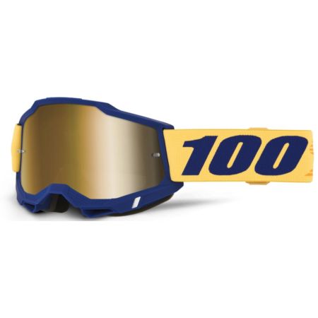 Gogle 100% ACCURI 2 DESOTO BLUE MIRROR GOLD