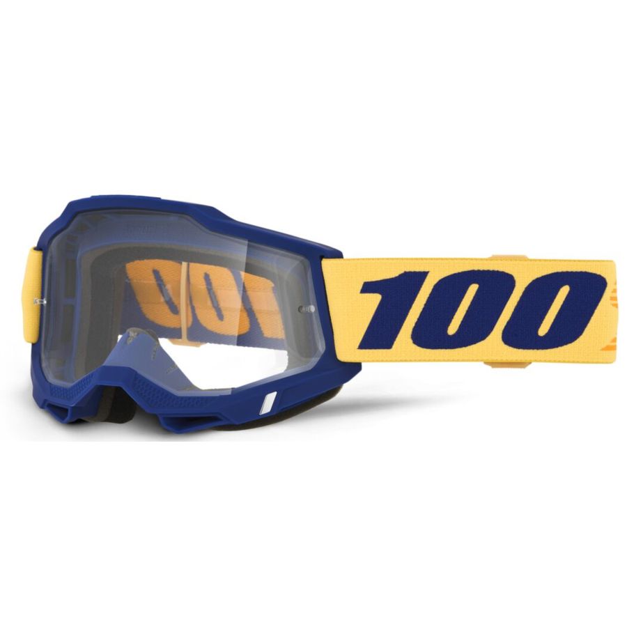 Gogle 100% ACCURI 2 DESOTO BLUE MIRROR CLEAR