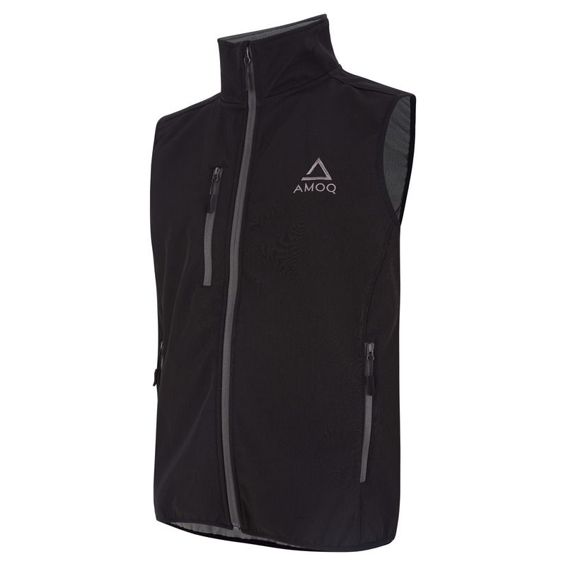 Kamizelka softshell AMOQ RACE BLACK XS