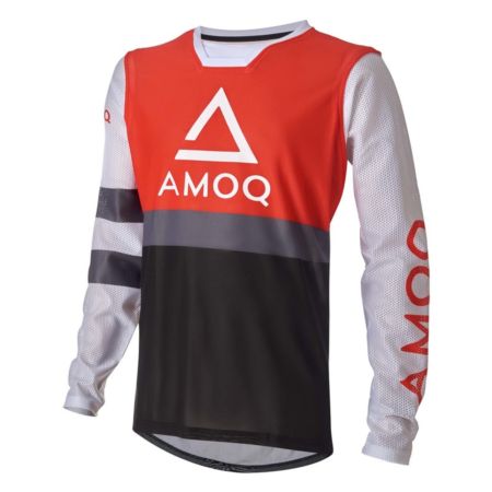 Bluza AMOQ AIRLINE MESH RED/WHITE XS