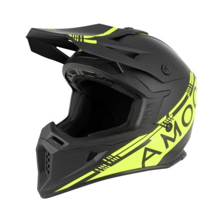 Kask AMOQ METEOR V2 BLACK/HIVIS XS