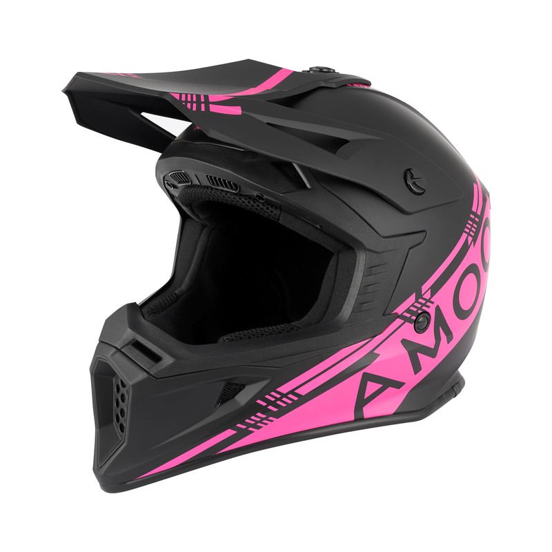 Kask AMOQ METEOR V2 BLACK/PINK XS
