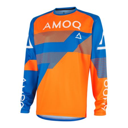 Bluza AMOQ ASCENT STRIVE V2 ORANGE/BLUE XS