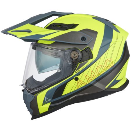Kask integralny AMOQ AI100 MOJAVE GREY/YELLOW XS