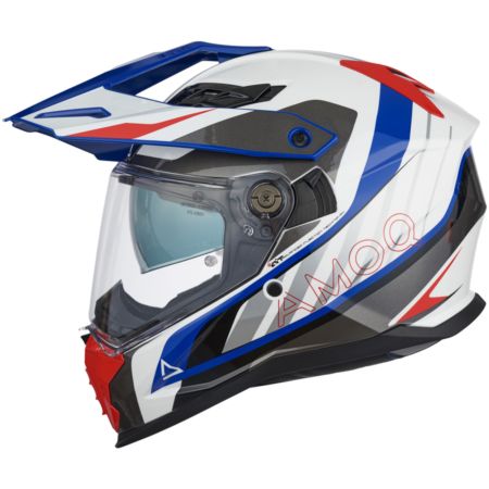 Kask integralny AMOQ AI100 MOJAVE WH/RD/BL XS