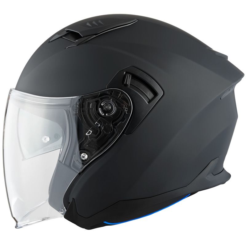 Kask jet AMOQ JI200 BLACK MATT XS
