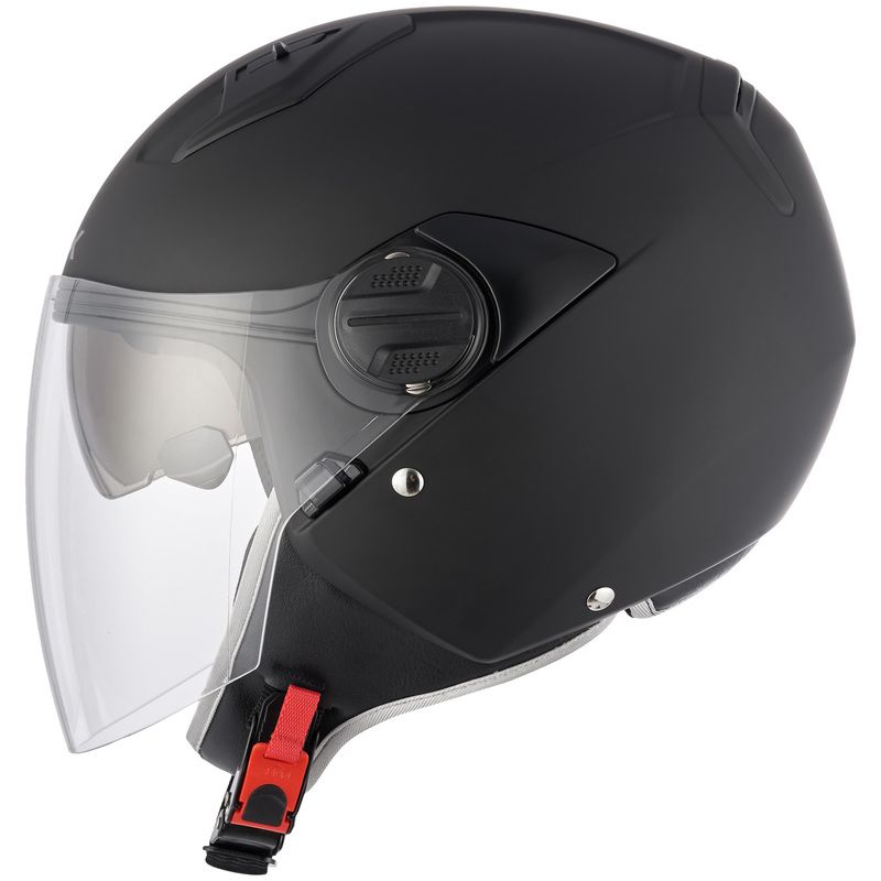 Kask jet AMOQ JI150 MATT BLACK XS