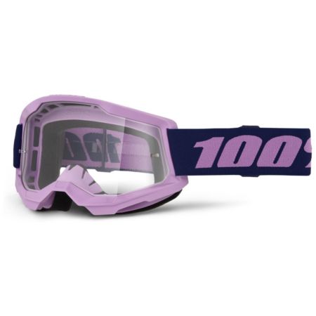 Gogle 100% STRATA 2 PURPLE MIRROR CLEAR