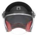 Kask NOX otwarty Jet Heritage połysk czarny M