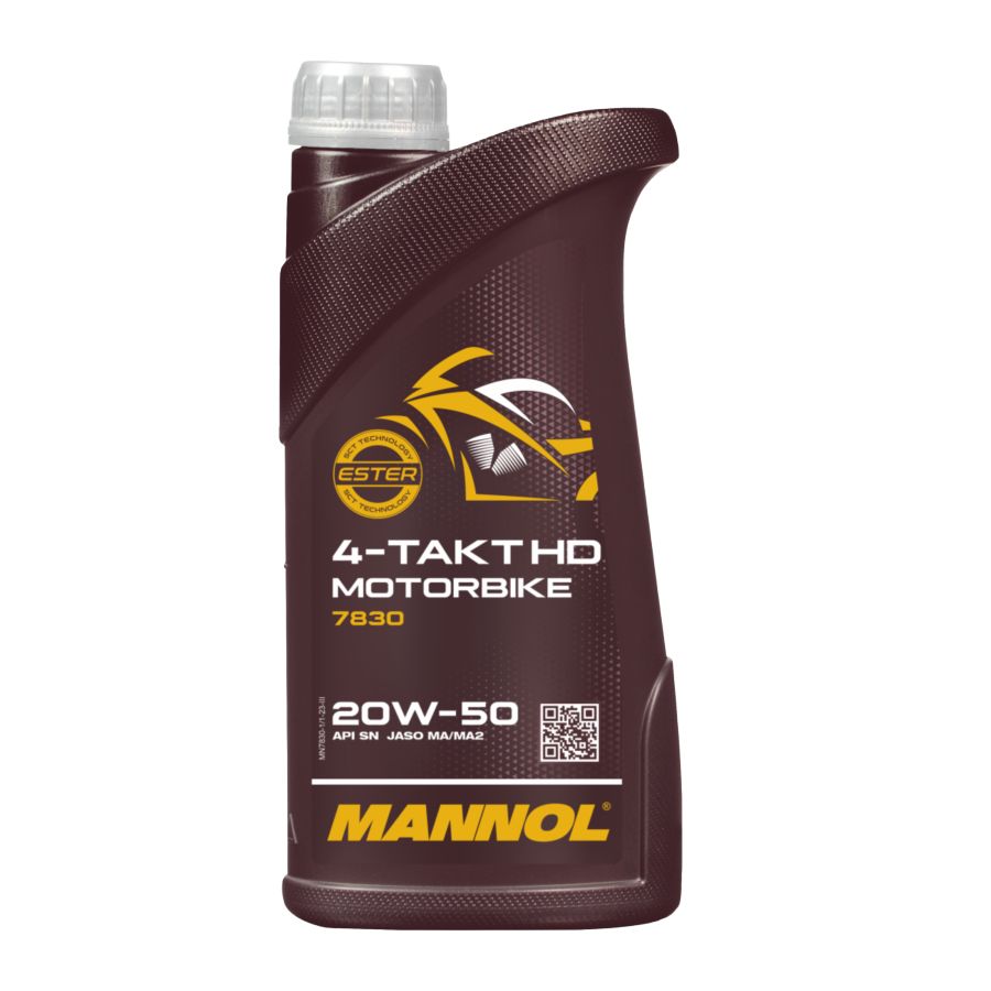 Olej MANNOL 4-takt 20w50 motorbike HD 1l