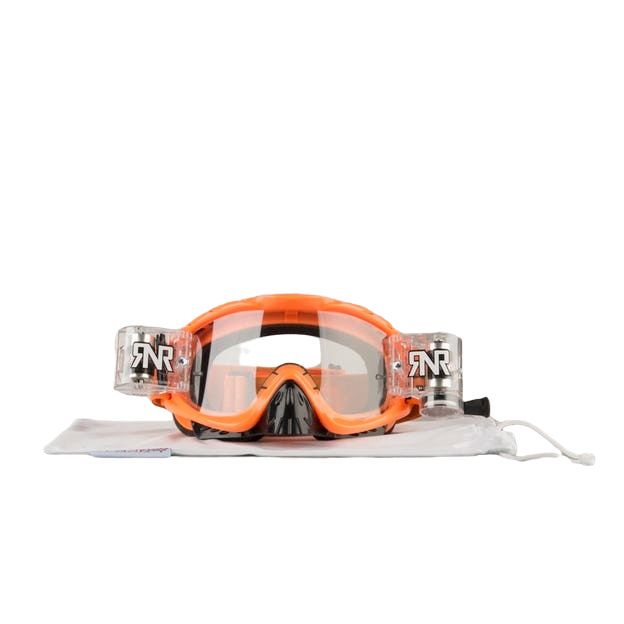 Gogle RIP N ROLL hybrid neon orange BEZ roll off