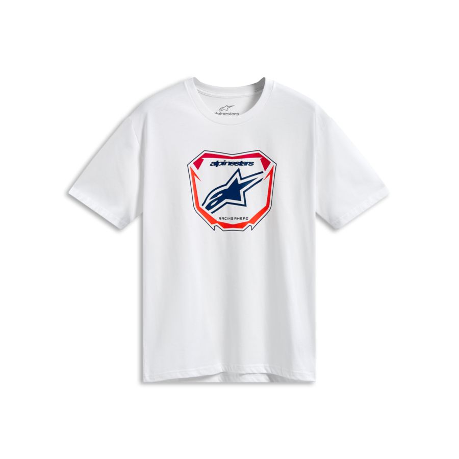 T-shirt ALPINESTARS PLATE SS CSF white L