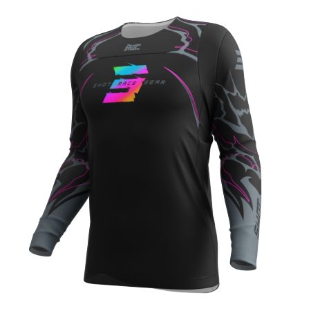 Bluza dziecięca SHOT CONTACT KID RAC BLACK 4-5