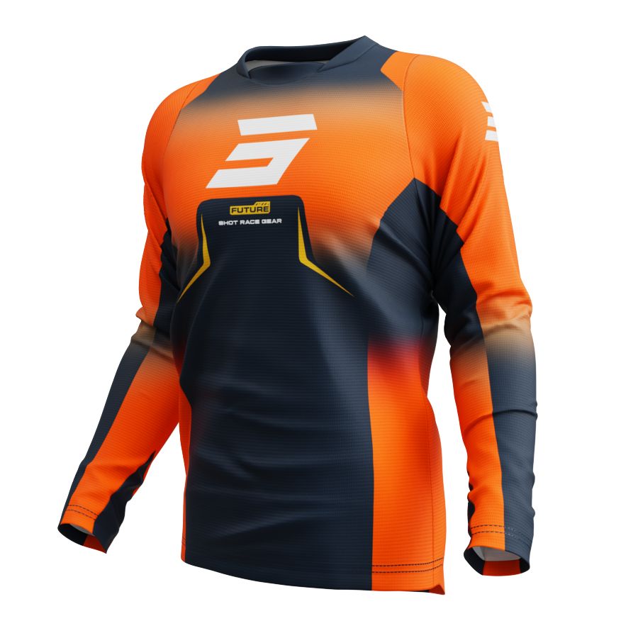Bluza SHOT DEVO FUTURE BLUE ORANGE XS