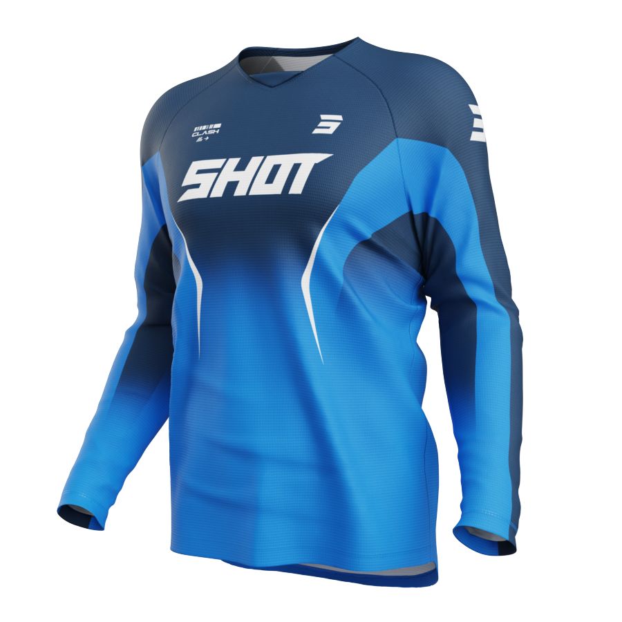 Bluza SHOT DRAW CLASH BLUE XS