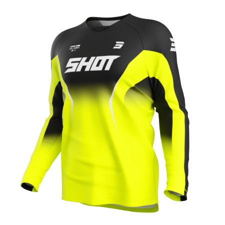 Bluza SHOT DRAW CLASH NEON YELLOW XS