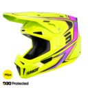 Kask SHOT LITE GLORY NEON YELLOW PEARLY XS