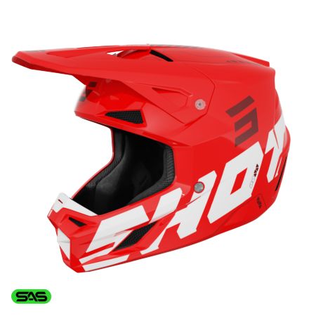 Kask SHOT SPEED HEAVY RED GLOSSY XS