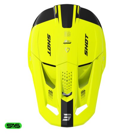Kask SHOT SPEED S NEON YELLOW GLOSSY XS