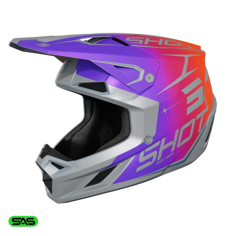 Kask SHOT SPEED SIDE PURPLE MATT XS