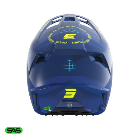 Kask SHOT SPEED TIGER BLUE GLOSSY XS