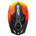 Kask SHOT FURIOUS ZEBRA NEON YELLOW GLOSSY XS
