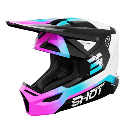 Kask dziecięcy SHOT FURIOUS KID ROCKET PK GLOSS YS
