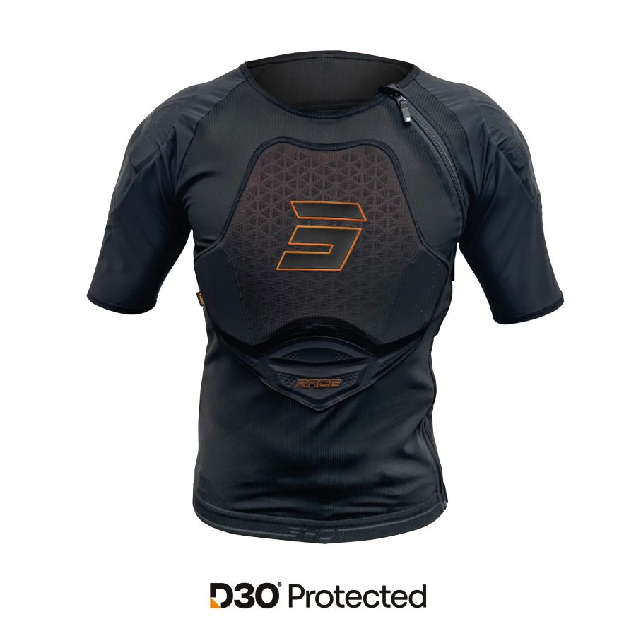 Bluza SHOT T-SHIRT RACE EVO D3O BLACK XS