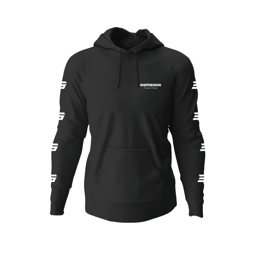 Bluza z kapturem SHOT DRIP BLACK S