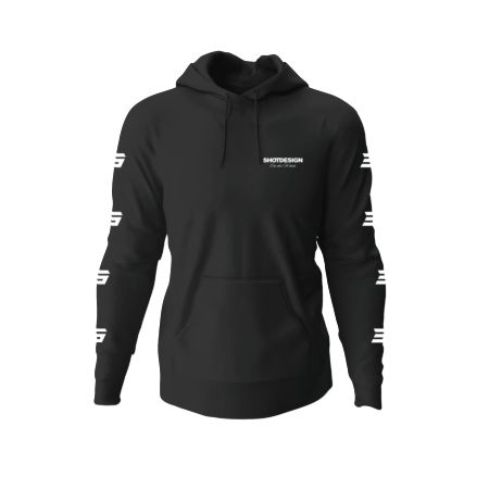 Bluza z kapturem SHOT DRIP BLACK S