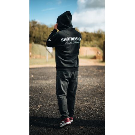 Bluza z kapturem SHOT DRIP BLACK S