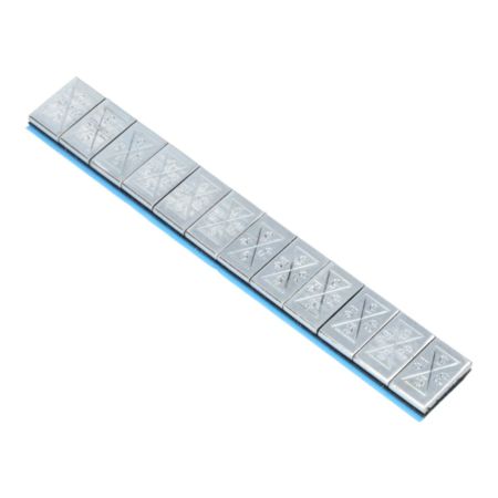 Ciężarek klejony alu slim 12x5g czarny
