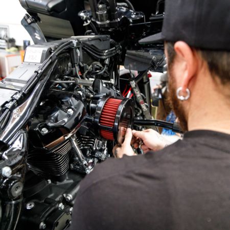 Filtr powietrza FEULING BA BLACK/RED HARLEY FLFBS