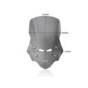 Szyba WRS CAPONORD DARK SMOKE HONDA CB 500 X