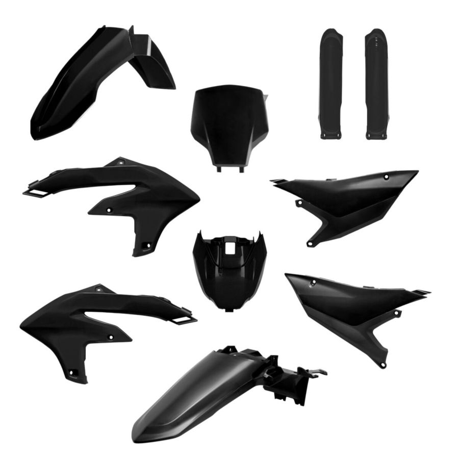 Zestaw plastików POLISPORT BLACK YAMAHA YZ 450 F