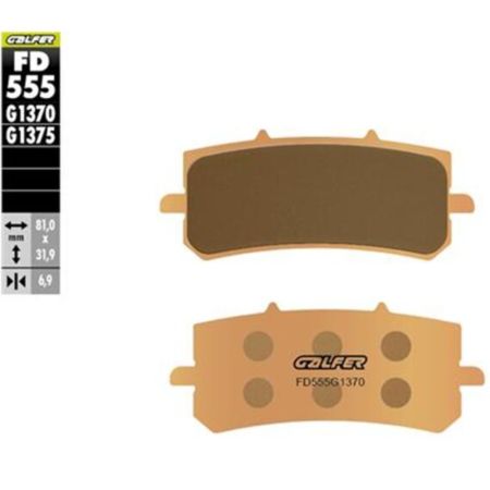 Klocki hamulcowe GALFER HH SINTERED CF MOTO NK 300