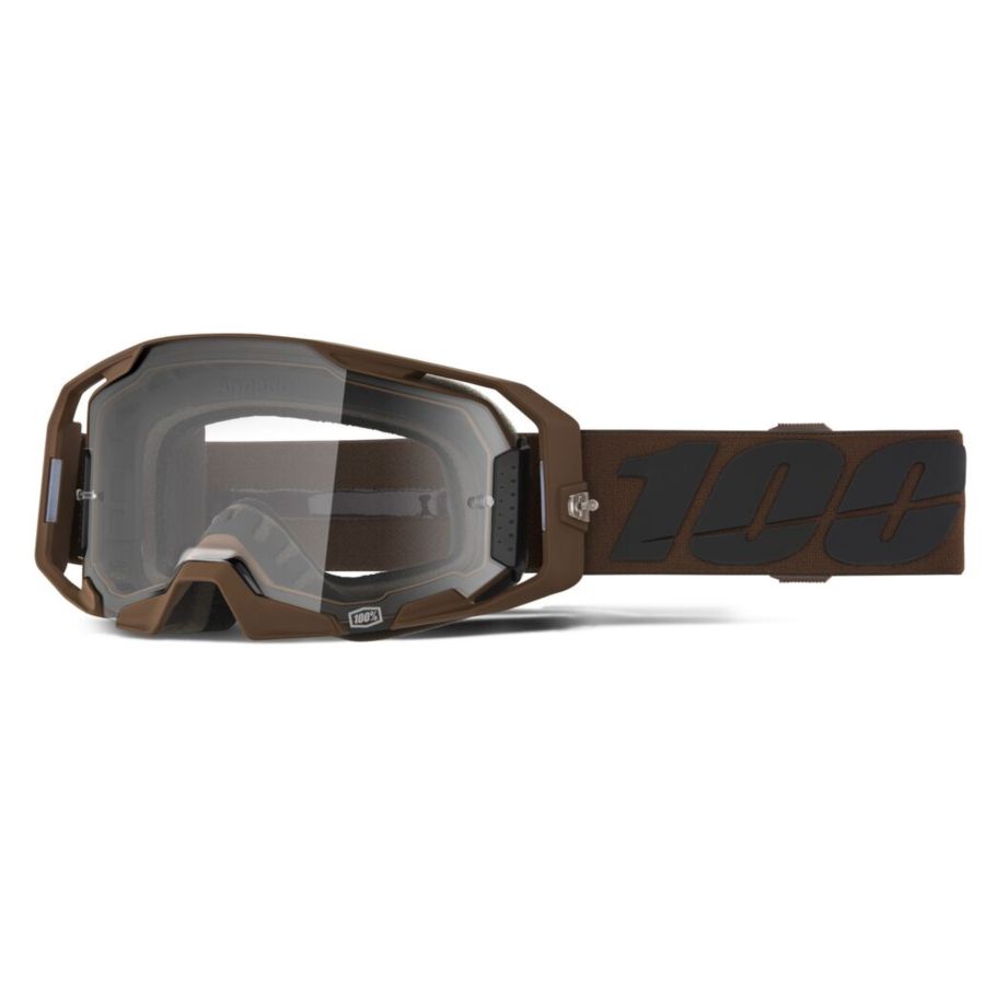 Gogle 100% ARMATIC SALCEDO BROWN MIRROR CLEAR