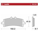 Klocki hamulcowe MOTO MASTER SINTER SPORT APRILIA