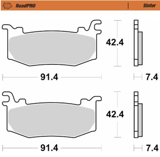 Klocki hamulcowe MOTO MASTER SINTER APRILIA RSV4