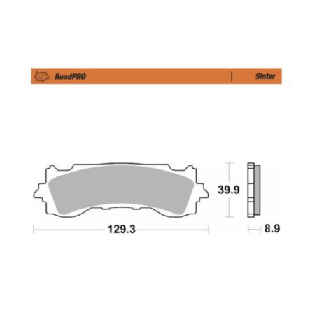 Klocki hamulcowe MOTO MASTER ROADPRO HONDA GL 1800
