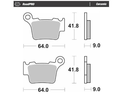 Klocki hamulcowe MOTO MASTER ROADPRO CERAMIC