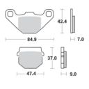 Klocki hamulcowe MOTO MASTER GP CAN AM (BRP) DS 90