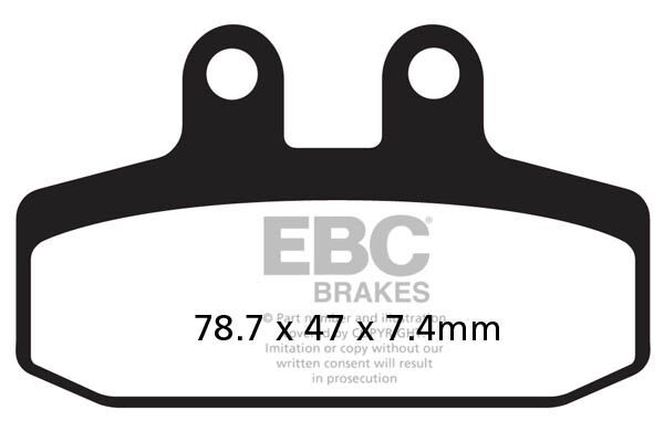 Klocki hamulcowe EBC SFA CARBON APRILIA ATLANTIC
