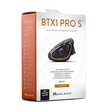 Interkom MIDLAND btx1 pro s single fm radio