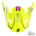 Daszek kasku SHOT LITE GLORY NEON YELLOW PEARLY