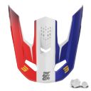 Daszek kasku SHOT SPEED SIDE RED BLUE PEARLY